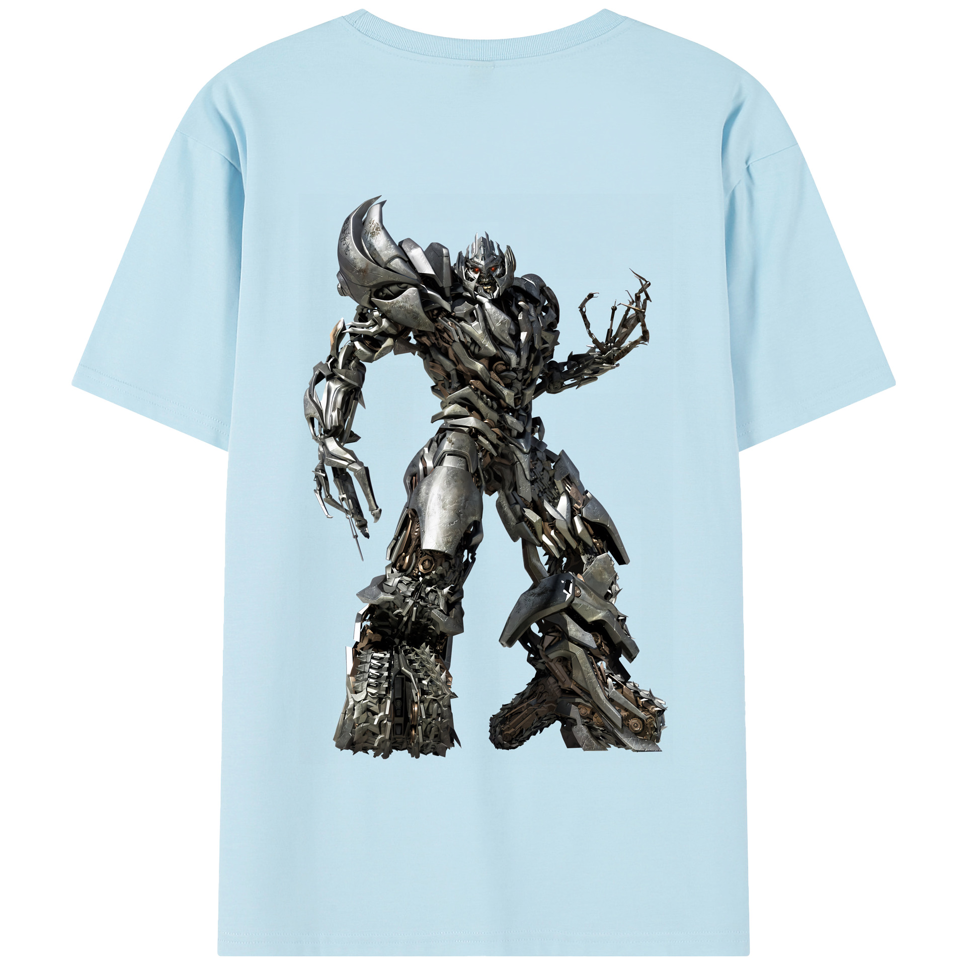 （画像用） Transformers トランスフォーマー 綿100％半袖Tシャツ（背面プリント）
